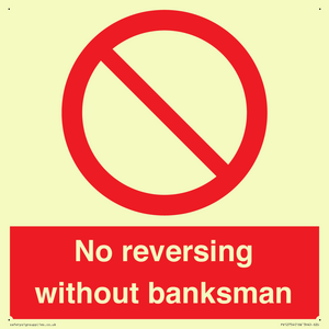 No reversing without banksman